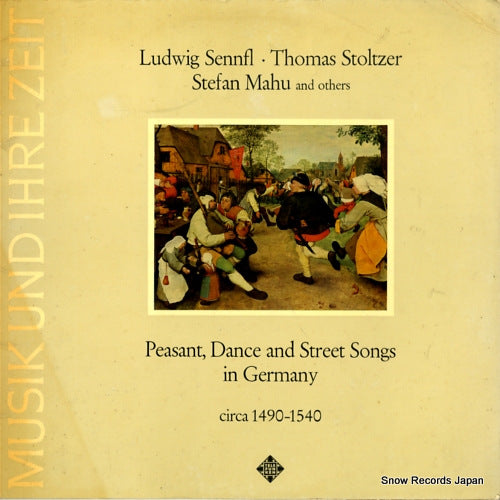 STUDIO DER FRUHEN MUSIK peasant, dance and street songs in germany circa 1490-1540 SAWT9486-A