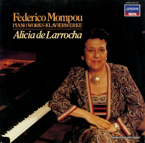 LARROCHA, ALICIA DE mompou; piano works klavierwerke L28C-1734
