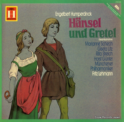 LEHMANN, FRITZ humperdinck; hansel und gretel 2700008