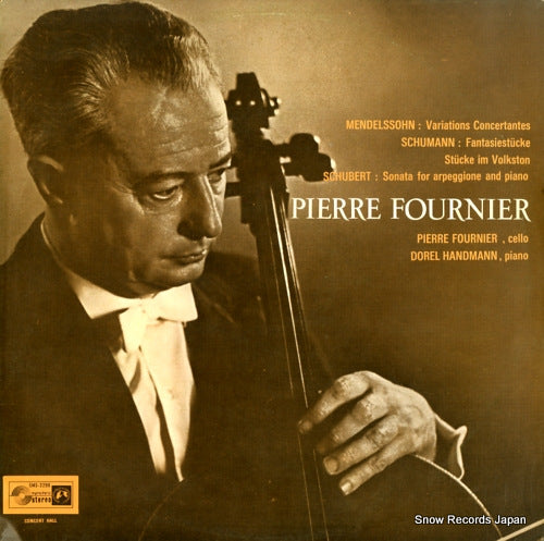 FOURNIER, PIERRE mendelssohn; variations concertantes SMS-2298