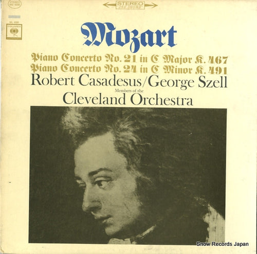 CASADESUS, ROBERT mozart; concerto no.21/no.24 MS6695