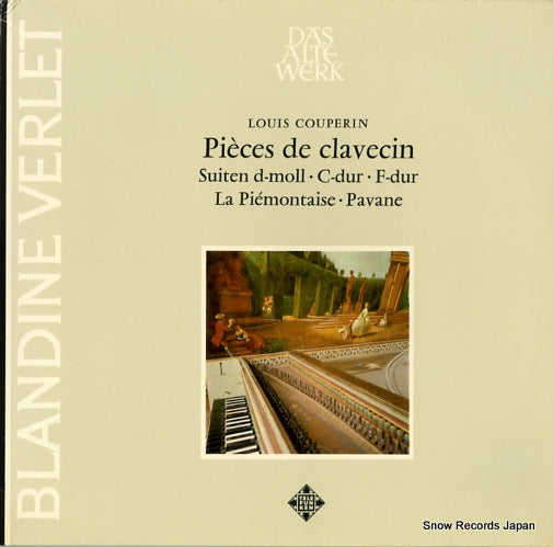 VERLET, BLANDINE pieces de clavecin SAWT9605-A