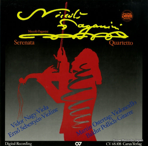 V/A niccolo paganini, serenata, quartetto CV68.108