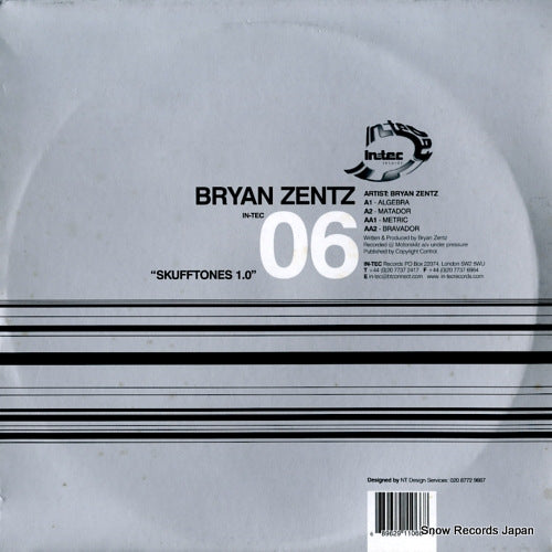 ZENTZ, BRYAN skufftones 1.0 IN-TEC06