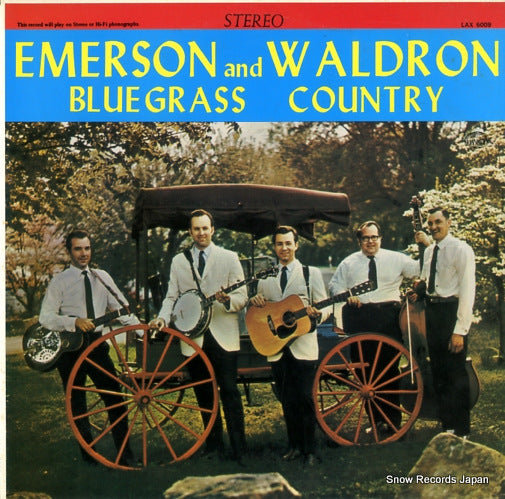 EMERSON AND WALDRON bluegrass country LAX6009