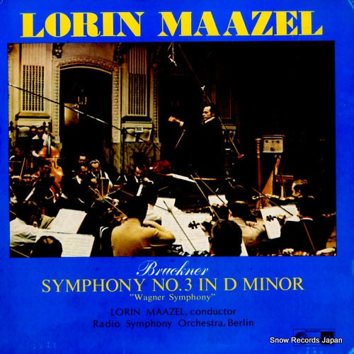 MAAZEL, LORIN bruckner; symphony no.3 in d minor "wagner symphony" CHJ(S)-30010
