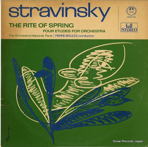 BOULEZ, PIERRE stravinsky; the rite of spring SM-2324