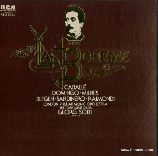 SOLTI, GEORG puccini; la boheme SRA-2960