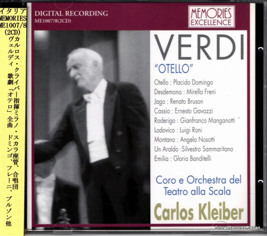 KLEIBER, CARLOS verdi; "otello" ME1007