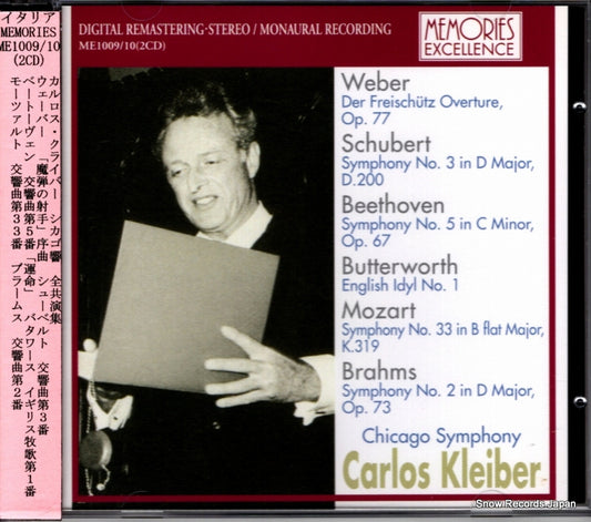 KLEIBER, CARLOS weber; der freischutz overture, op.77 ME1009