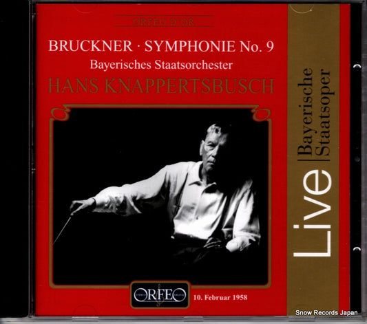 KNAPPERTSBUSCH, HANS bruckner; symphonie no.9 C578021B