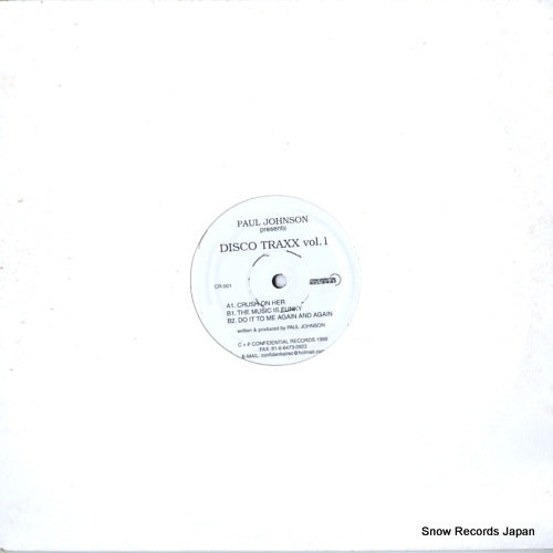 JOHNSON, PAUL disco traxx vol.1 CR-001