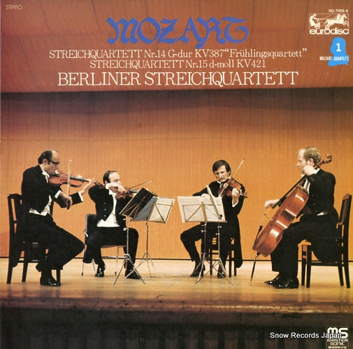 BERLINER STREICHQUARTETT mozart; streichquartett nr.14 and nr.15 OQ-7056-K