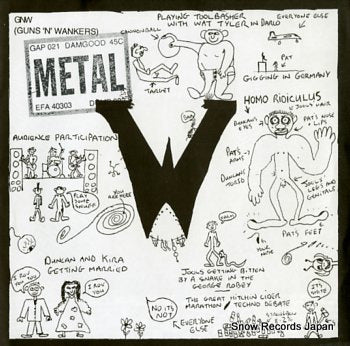 GUNS 'N' WANKERS metal DUMP022