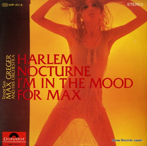 GREGER, MAX harlem nocturne i'm in the mood for max SMP-2018