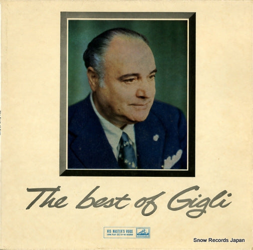 GIGLI, BENIAMINO the best of gigli ALP1681