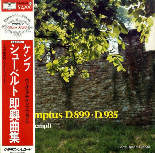 KEMPFF, WILHELM schubert; impromptus d.899 / d.935 20MG0356