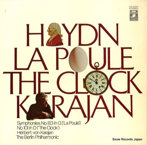 KARAJAN, HERBERT VON haydn; "the clock" & "la poule" EAA-85004