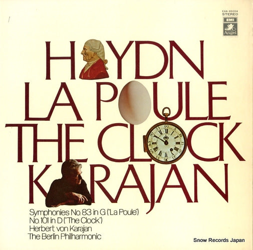 KARAJAN, HERBERT VON haydn; "the clock" & "la poule" EAA-85004