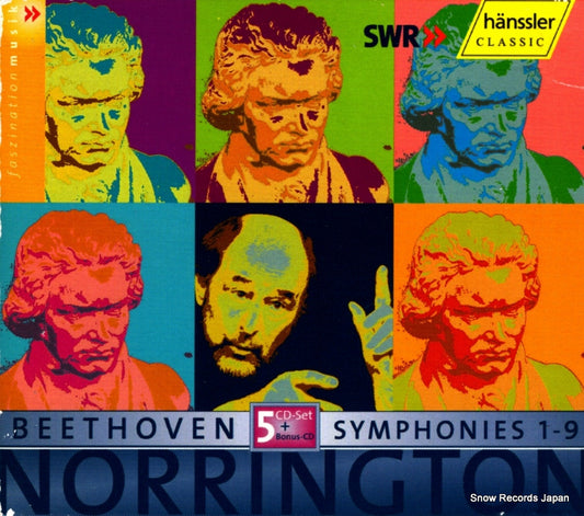 NORRINGTON, ROGER beethoven; symphonies 1-9 CD93.084