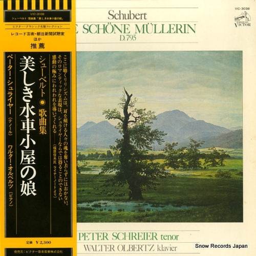 SCHREIER, PETER schubert; die schone mullerin d.795 VIC-3038