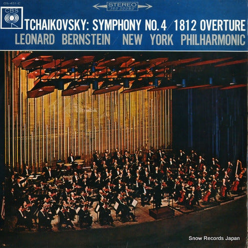 BERNSTEIN, LEONARD tchaikovsky; symphony no.4/1812 overture OS-451-C