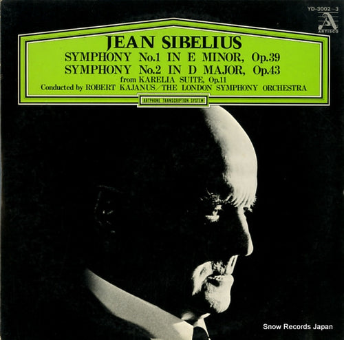 KAJANUS, ROBERT sibelius; symphony no.1/no.2 YD-3002