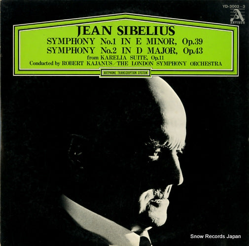 KAJANUS, ROBERT sibelius; symphony no.1/no.2 YD-3002