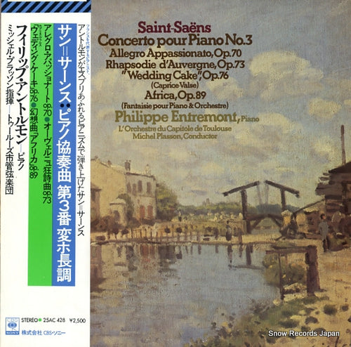 ENTREMONT, PHILIPPE saint-saens; concerto pour piano no.3 25AC428