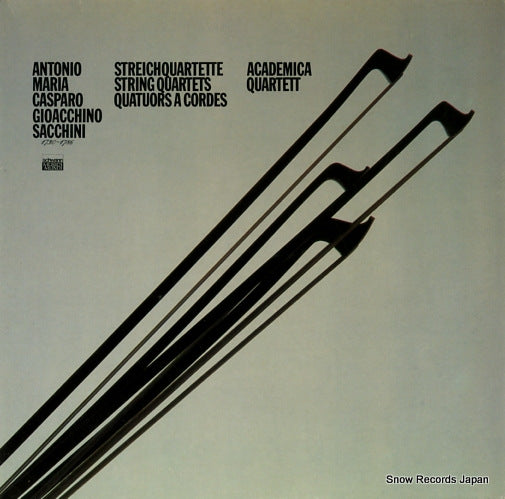 ACADEMICA QUARTETT sacchini; streichquartette/string quartets/quatuors a cordes VMS720