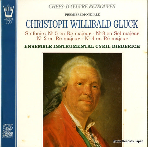 ENSEMBLE INSTRUMENTAL CYRIL DIEDERICH gluck; sinfonie no.5/no.8/no.2/no.4 ARN38445