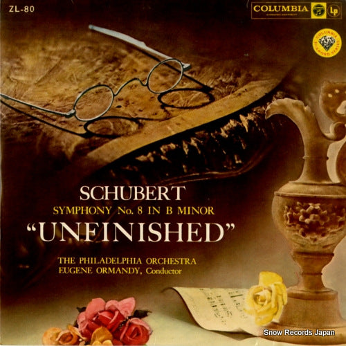 ORMANDY, EUGENE schubert; symphony no.8 "unfinished" ZL-80