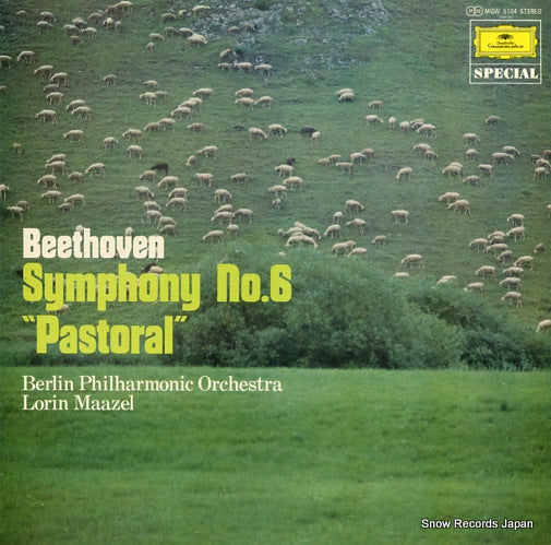 MAAZEL, LORIN beethoven; symphony no.6 "pastoral" MGW5104