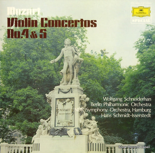 SCHNEIDERHAN, WOLFGANG mozart; violin concertos no.4/no.5 MGW5142