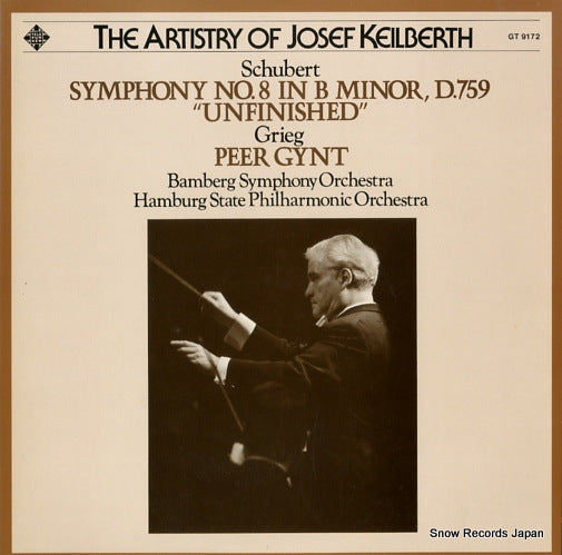 KEILBERTH, JOSEPH schubert; symphony no.8 in b minor d.759 GT9172