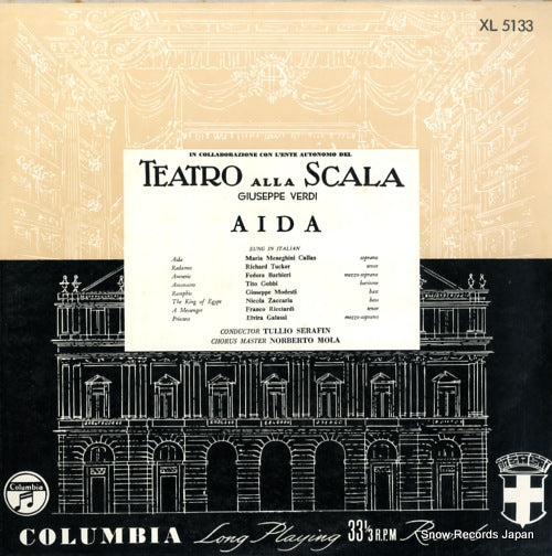 SERAFIN, TULLIO verdi; aida XL5133