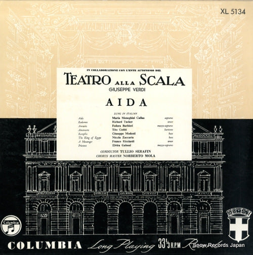 SERAFIN, TULLIO verdi; aida XL5134