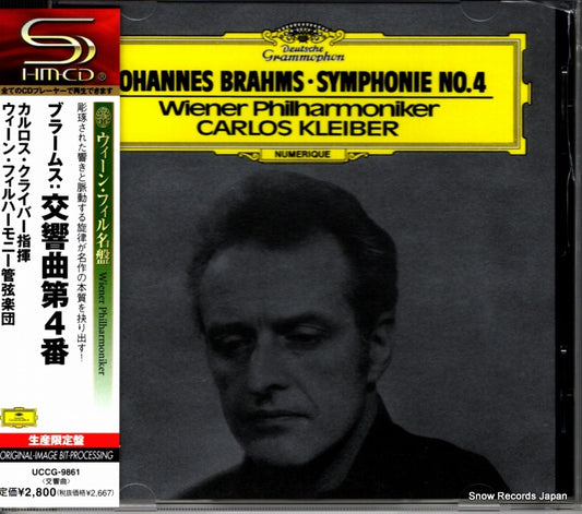 KLEIBER, CARLOS brahms; symphonie no.4 UCCG-9861