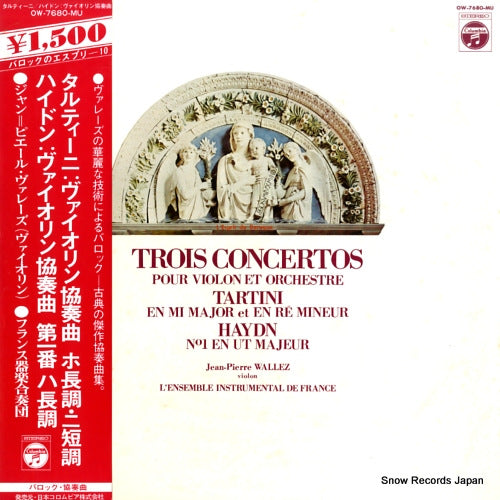 WALLEZ, JEAN-PIERRE trois concertos OW-7680-MU