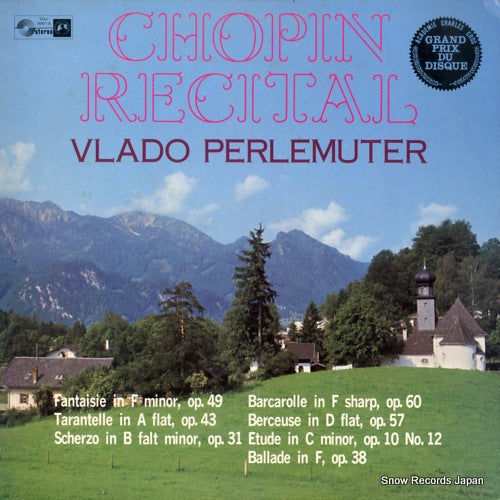 PERLEMUTER, VLADO chopin recital CHJ-30013