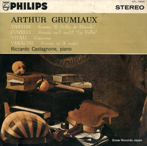 GRUMIAUX, ARTHUR tartini; sonata "il trillo de diavolo" SFL-7855