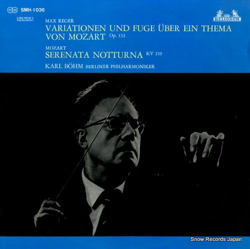 BOHM, KARL reger; variationen und fuge uber ein thema von mozart SMH-1036