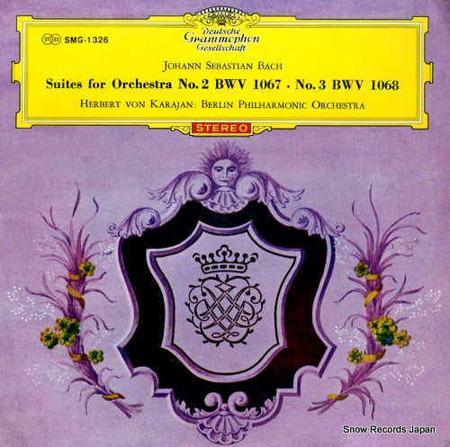 KARAJAN, HERBERT VON bach; suite for orchestra no.2 & no.3 SMG-1326
