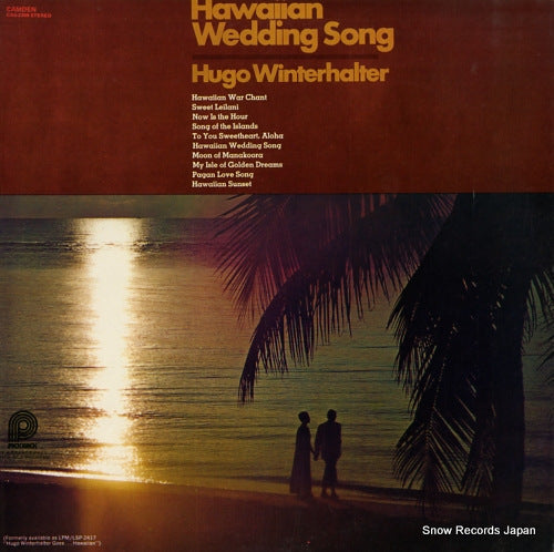 WINTERHALTER, HUGO hawaiian wedding song CAS-2309