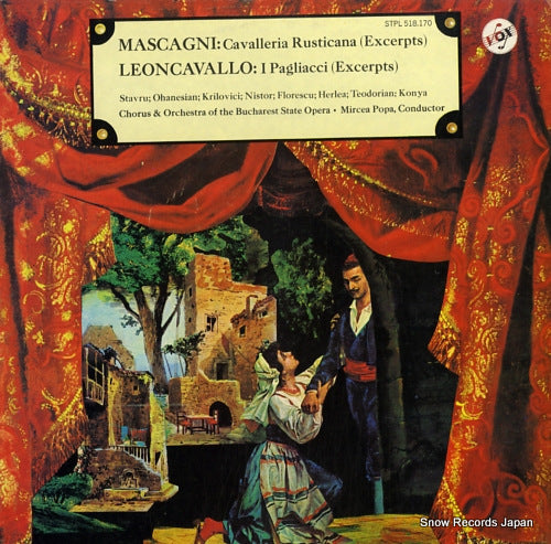 POPA, MICREA mascagni; cavalleria rusticana (excerpts) STPL518.170