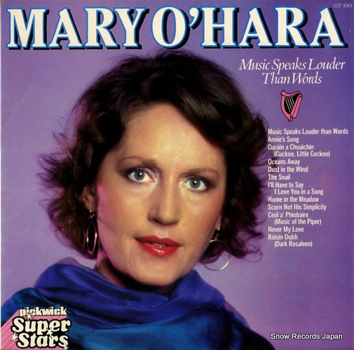 O'HARA, MARY music speaks louder than words SSP3083