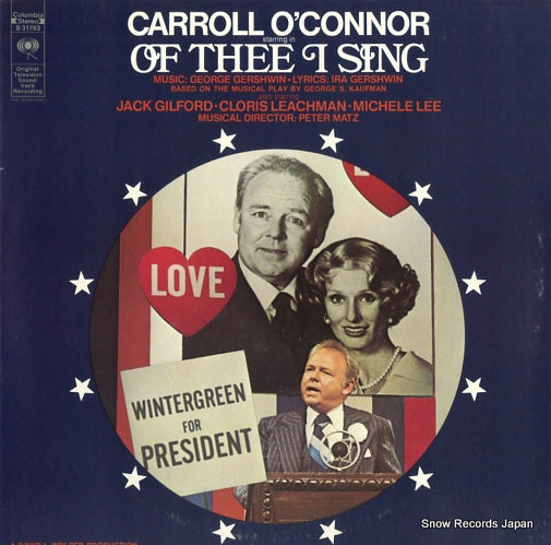 O'CONNOR, CARROLL of thee i sing S31763