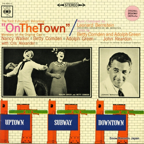 BERNSTEIN, LEONARD on the town YS-550-C