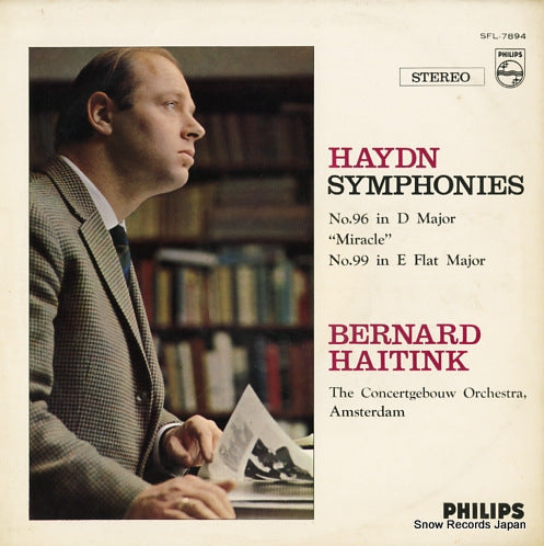 HAITINK, BERNARD haydn; symphonies no.96/no.99 SFL-7894