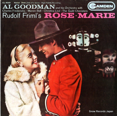 GOODMAN, AL rudolf friml's rose marie CL-5021